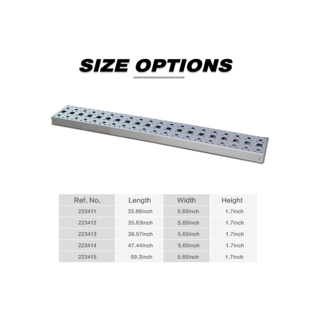 Aluminum fuel tank step
