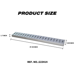 Aluminum fuel tank step