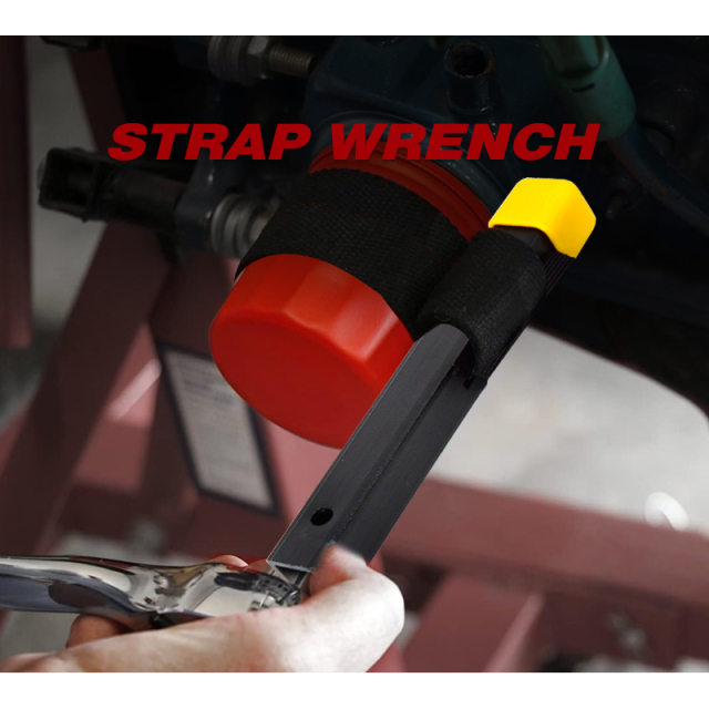 Strap Wrench Oil Filter Removal Tool Fits Filters 6"