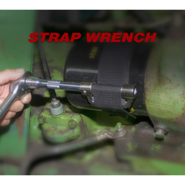 Strap Wrench Oil Filter Removal Tool Fits Filters 12"