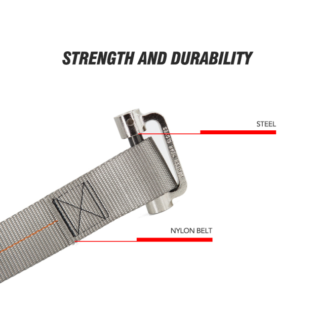 Strap Wrench Oil Filter Removal Tool Fits Filters 12"