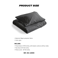Heavy Duty Polyester Fabric Travel Bedding Bundle