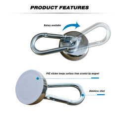 42mm Safety Flag magnet with carabiner