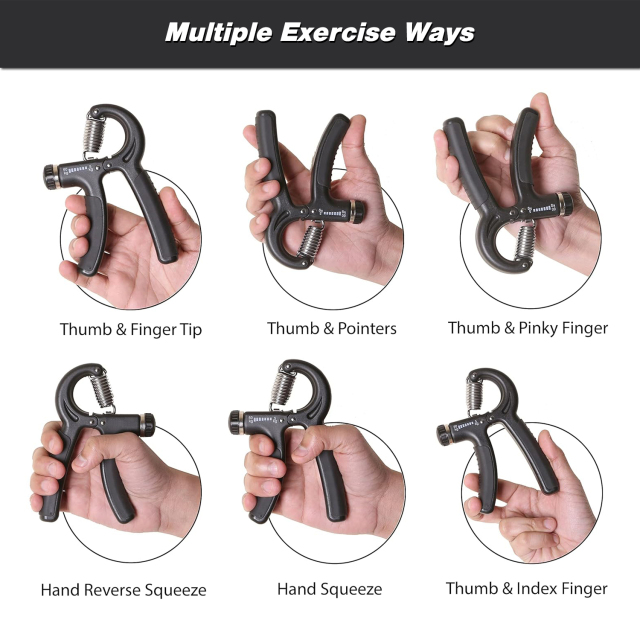 5-60 kg Adjustable Hand Grips Strengthener Exerciser