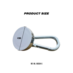 42mm Safety Flag magnet with carabiner