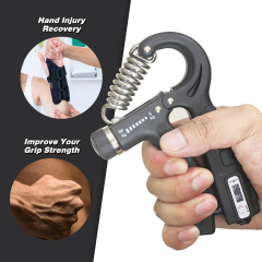5-60 kg Adjustable Hand Grips Strengthener Exerciser with Mechanical Counter
