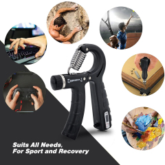 5-60 kg Adjustable Hand Grips Strengthener Exerciser with Mechanical Counter