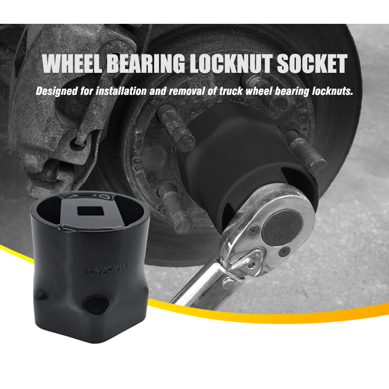 3-1/4" 6-Point Axle Nut Socket, 3/4" Drive