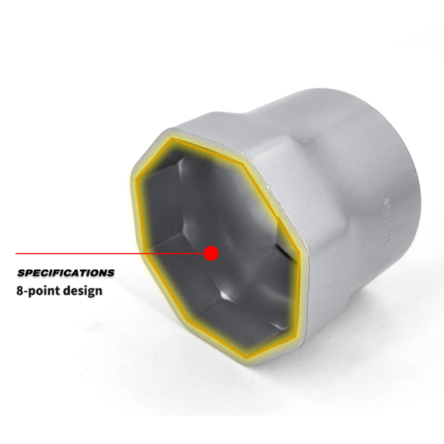 3-3/4" 8-Point Axle Nut Socket, 3/4" Drive