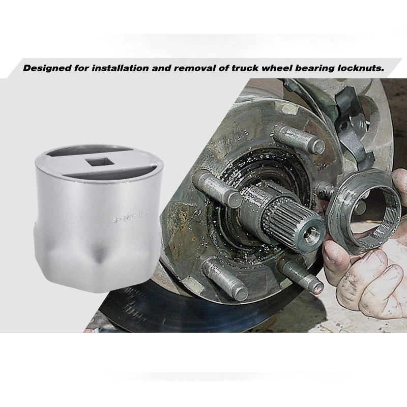 3-3/4" 8-Point Axle Nut Socket, 3/4" Drive