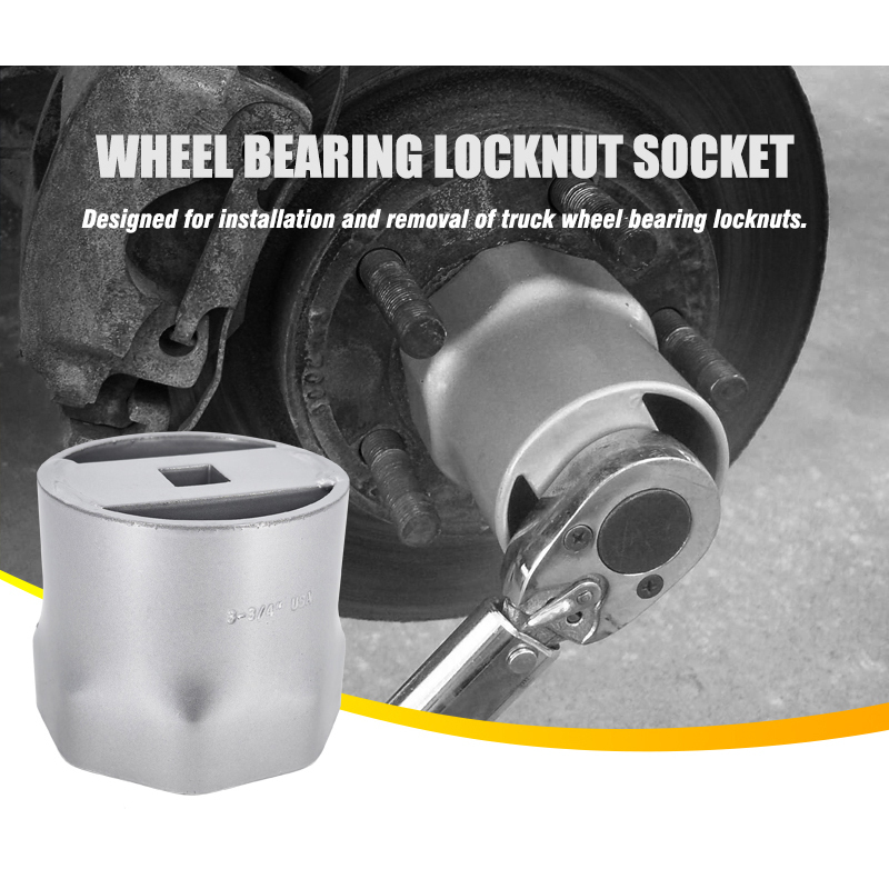 3-3/4" 8-Point Axle Nut Socket, 3/4" Drive