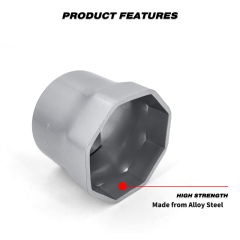3-3/4" 8-Point Axle Nut Socket, 3/4" Drive