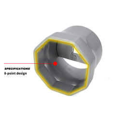 3-13/16" 8-Point Axle Nut Socket, 3/4" Drive