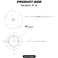 Fifth Wheel Lube Slick Disc With Steel Retention Clip