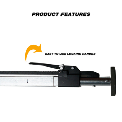 Heavy Duty Steel Load Lock Jack Bar Cargo Bar 3 position Retract-A-Bar
