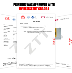 FMCSA 393.87 approved UV resistant Grade 4 18 x 84 Inches Two Sides Printed Silk Screen Print UV Print Safety Banner Oversize/Wide Load sign With Bungee Hooks