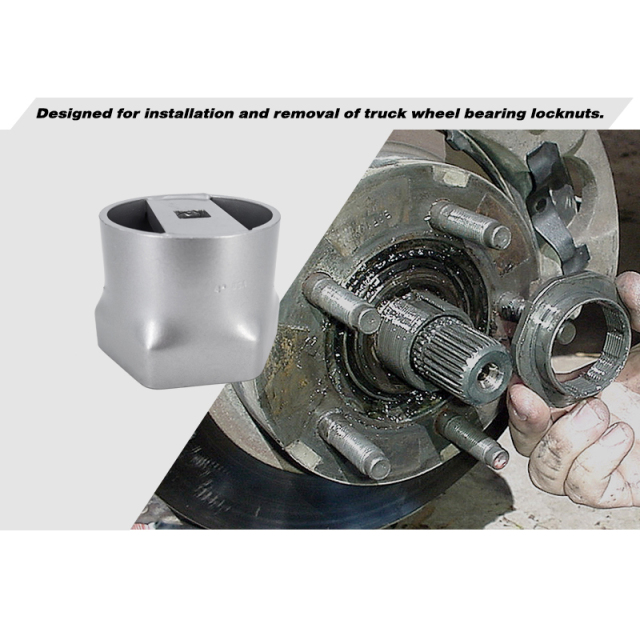 4" 6-Point Axle Nut Socket, 3/4" Drive