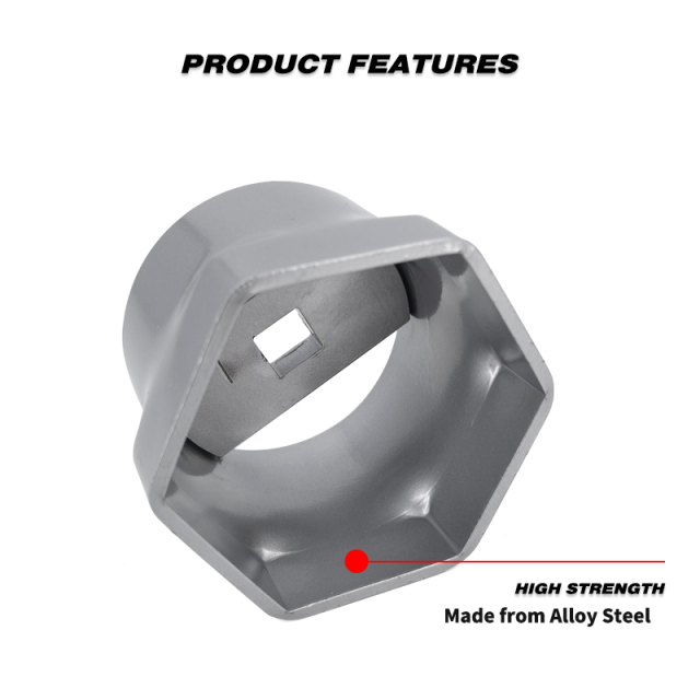 4" 6-Point Axle Nut Socket, 3/4" Drive