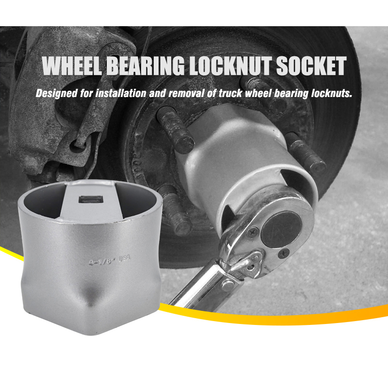 4-1/8" 6-Point Axle Nut Socket, 3/4" Drive