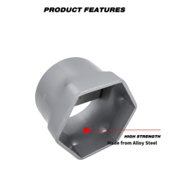 4-1/8" 6-Point Axle Nut Socket, 3/4" Drive