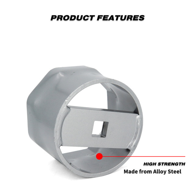 4-3/8" 8-Point axle nut socket, 3/4" drive