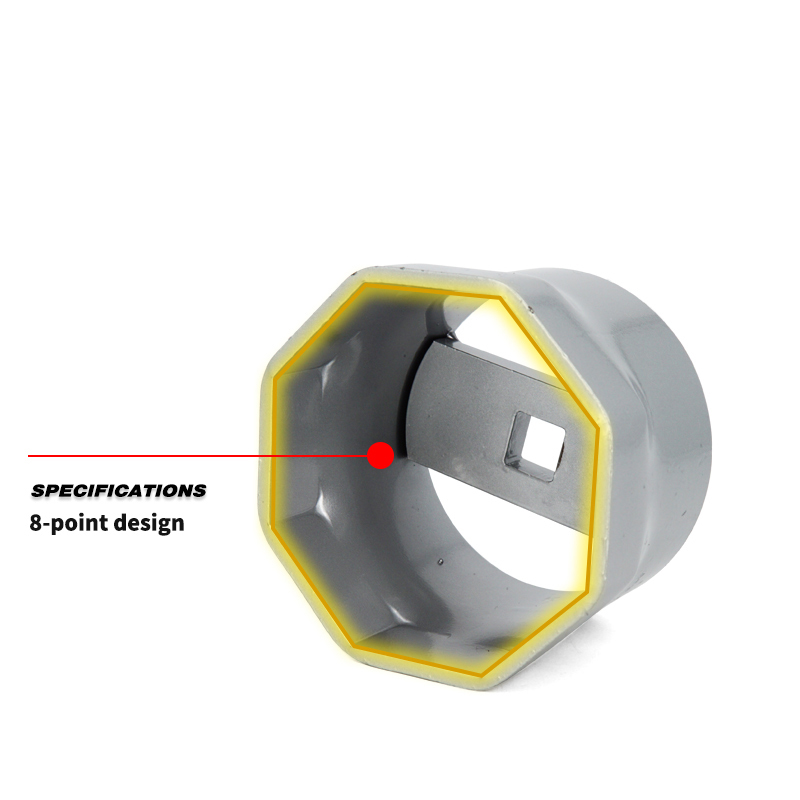 4-3/8" 8-Point axle nut socket, 3/4" drive