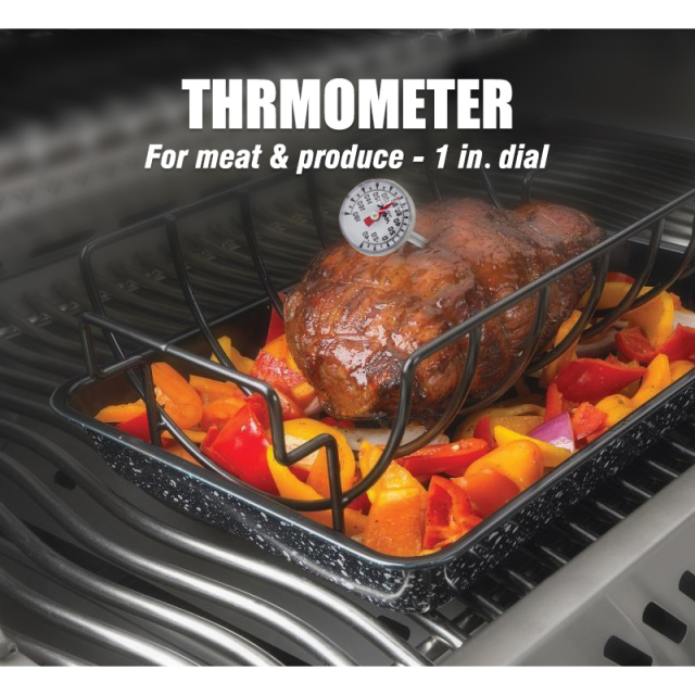 Thermometer For Meat Produce 1 inch Dial Pocket Thermometers Food Temperature