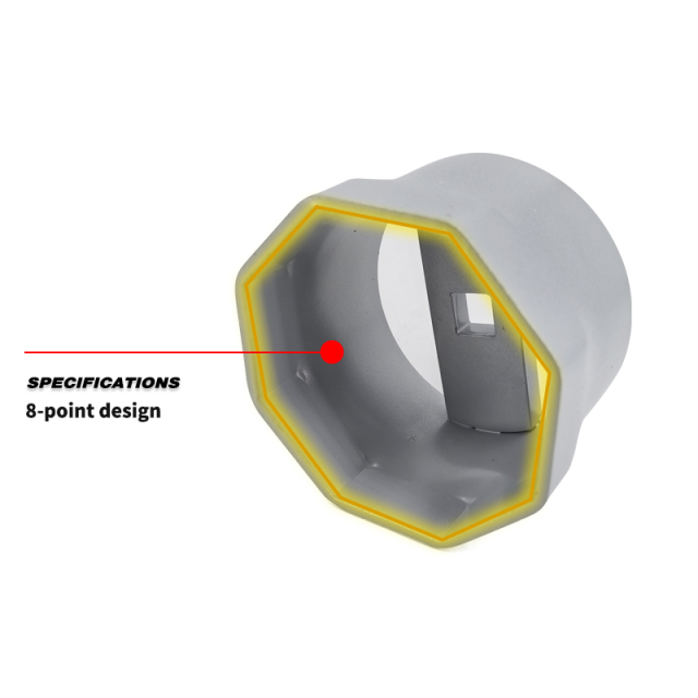 4-7/8" 8-Point Axle Nut Socket, 3/4" Drive