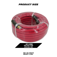 50 Feet EPDM 3/8" ID Rubber Air Hose ﻿