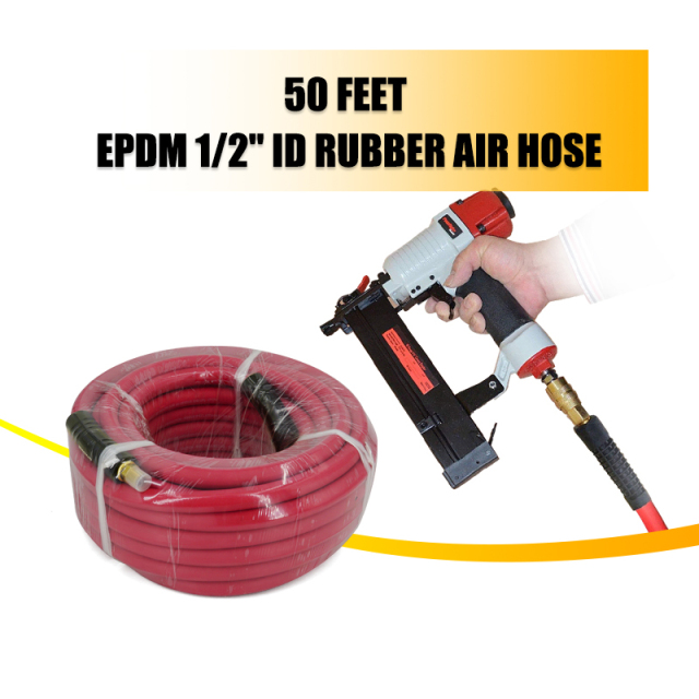 50 Feet EPDM 1/2" ID Rubber Air Hose ﻿