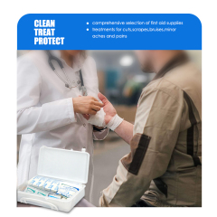 First Aid Box 25 Person 71 Pieces