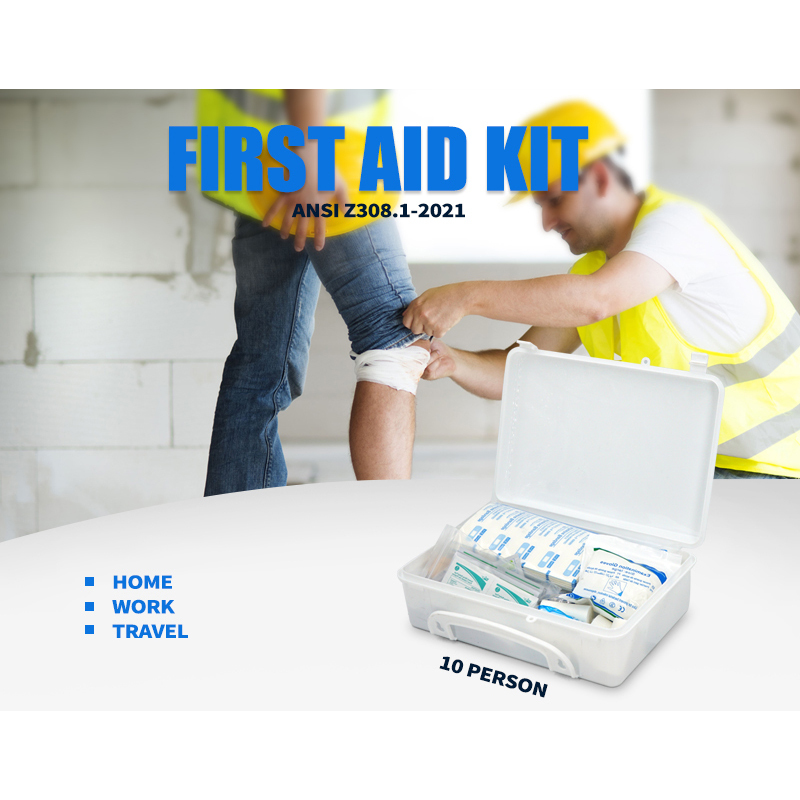 First Aid Box 10 Person 51 Pieces