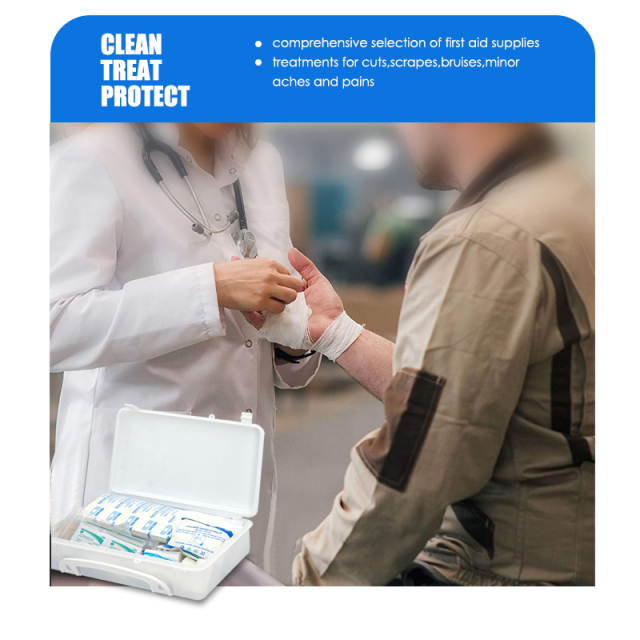 First Aid Box 10 Person 51 Pieces