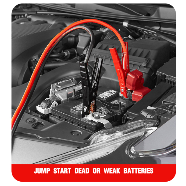 Jumper Cables 4 Gauge 20 Feet Heavy Duty Booster Cables with Carry Bag Jump Start Dead or Weak Batteries for Car