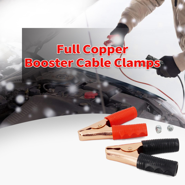 Full Copper Booster Cable Clamps