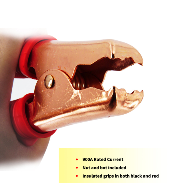 Full Copper Booster Cable Clamps
