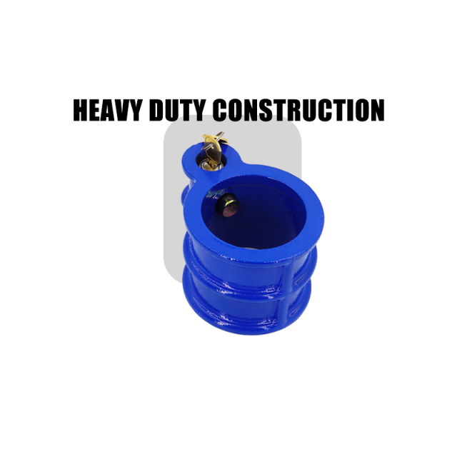 Heavy Duty Steel King Pin Lock Fifth Wheel Lock With 2 Keys for Trailers