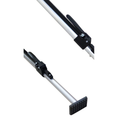 Heavy Duty Aluminum Round Tube Cargo Load Lock Bars 90" to 105"