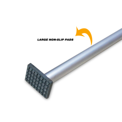 Heavy Duty Aluminum Round Tube Cargo Load Lock Bars 90" to 105"