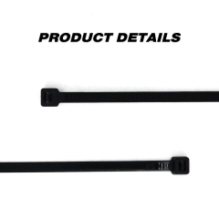 100 Pieces Heavy Duty 50lbs 14.5-inch Black Nylon Zip Ties Industrial Strength Cable Ties