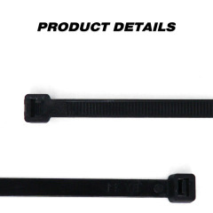 100 Pieces Heavy Duty 120lbs 15.5-inch Black Nylon Zip Ties Industrial Strength Cable Ties