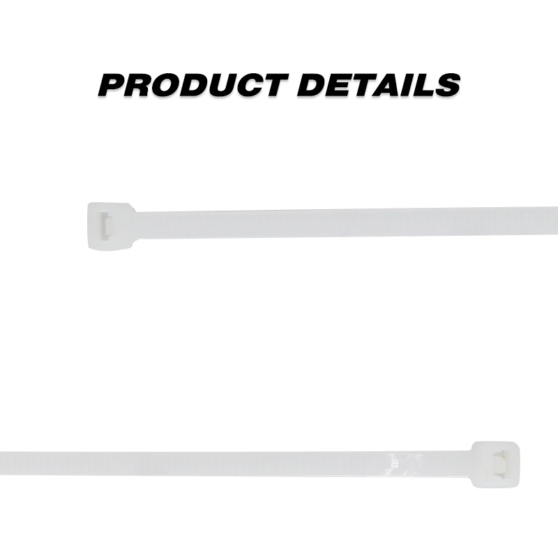 100 Pieces Heavy Duty 50lbs 14.5-inch White Nylon Zip Ties Industrial Strength Cable Ties
