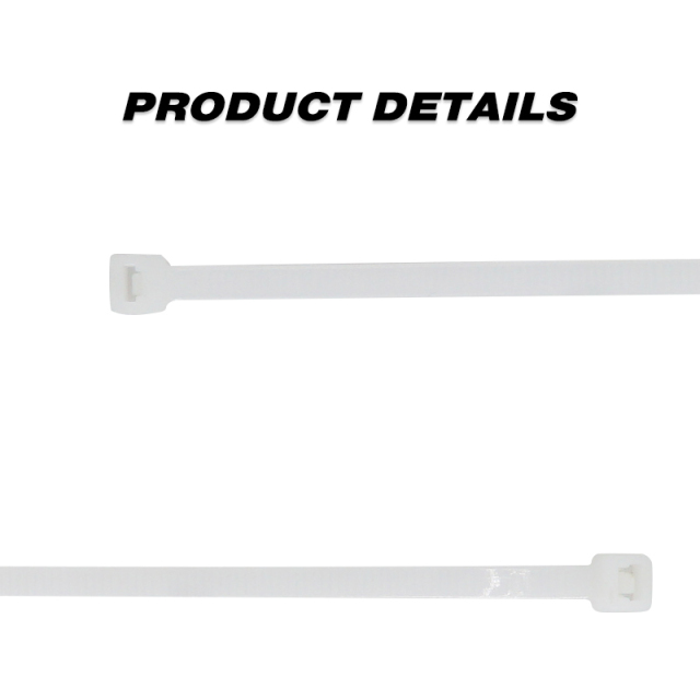 100 Pieces Heavy Duty 50lbs 14.5-inch White Nylon Zip Ties Industrial Strength Cable Ties