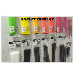 100 Pieces Heavy Duty 50lbs 14.5-inch White Nylon Zip Ties Industrial Strength Cable Ties