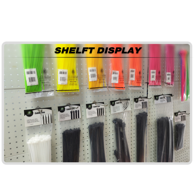 100 Pieces Heavy Duty 50lbs 14.5-inch White Nylon Zip Ties Industrial Strength Cable Ties