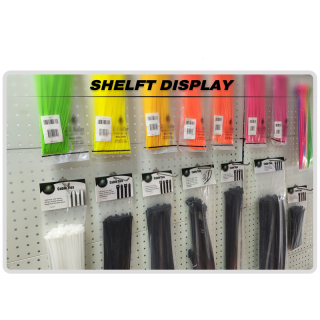 100 Pieces Heavy Duty 40lbs 11.4-inch Black Nylon Zip Ties Industrial Strength Cable Ties