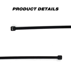 100 Pieces Heavy Duty 40lbs 11.4-inch Black Nylon Zip Ties Industrial Strength Cable Ties