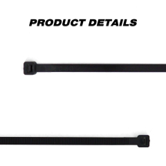 100 Pieces Heavy Duty 50lbs 7.4-inch Black Nylon Zip Ties Industrial Strength Cable Ties