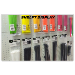 100 Pieces Heavy Duty 50lbs 7.4-inch Black Nylon Zip Ties Industrial Strength Cable Ties