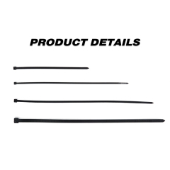 100 Pieces Heavy Duty 4 Black Nylon Zip Ties mixed Industrial Strength Cable Ties